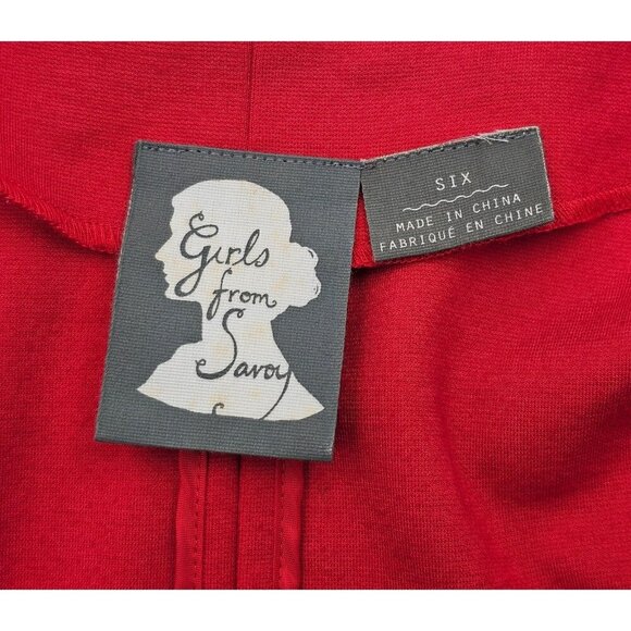 Women's - Anthropologie Girls From Savoy Colorblock Ponte Dress, Size 6 - Picture 6 of 10